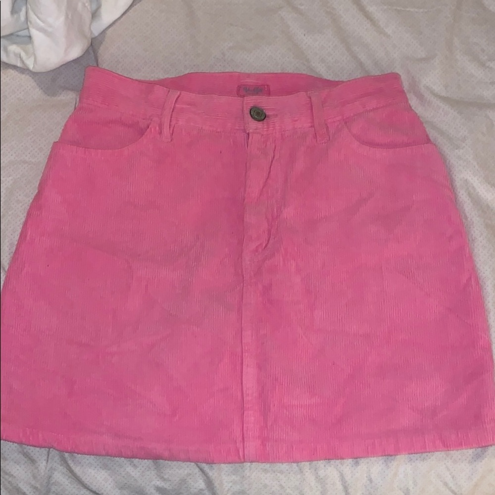 JOHN GAHLT PINK MINI SKIRT